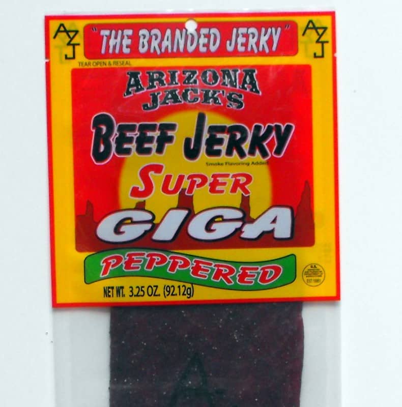 Black Pepper Super Giga Bite Beef Jerky 1 Bag Prime Snax
